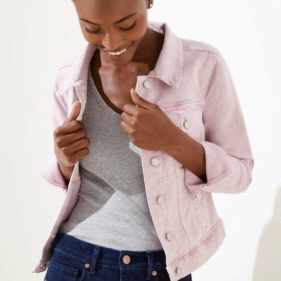 MICHAEL Michael Kors Jackets & Blazers - Michael Kors • pink denim jacket blossom jean L
